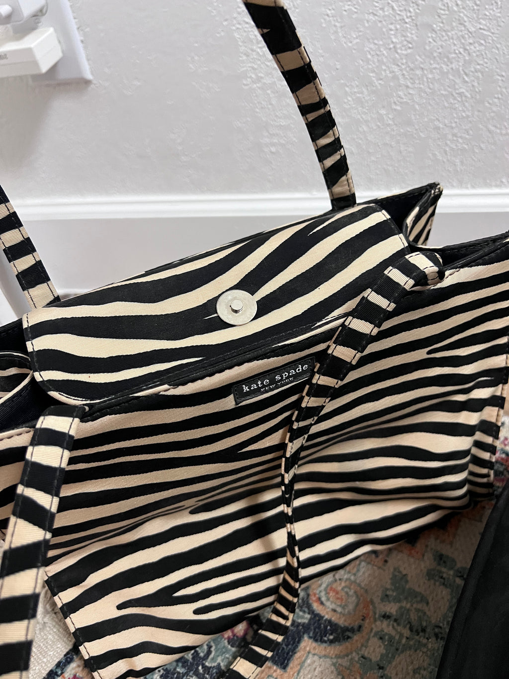 Kate Spade New York Zebra Printed Shoulder Bag