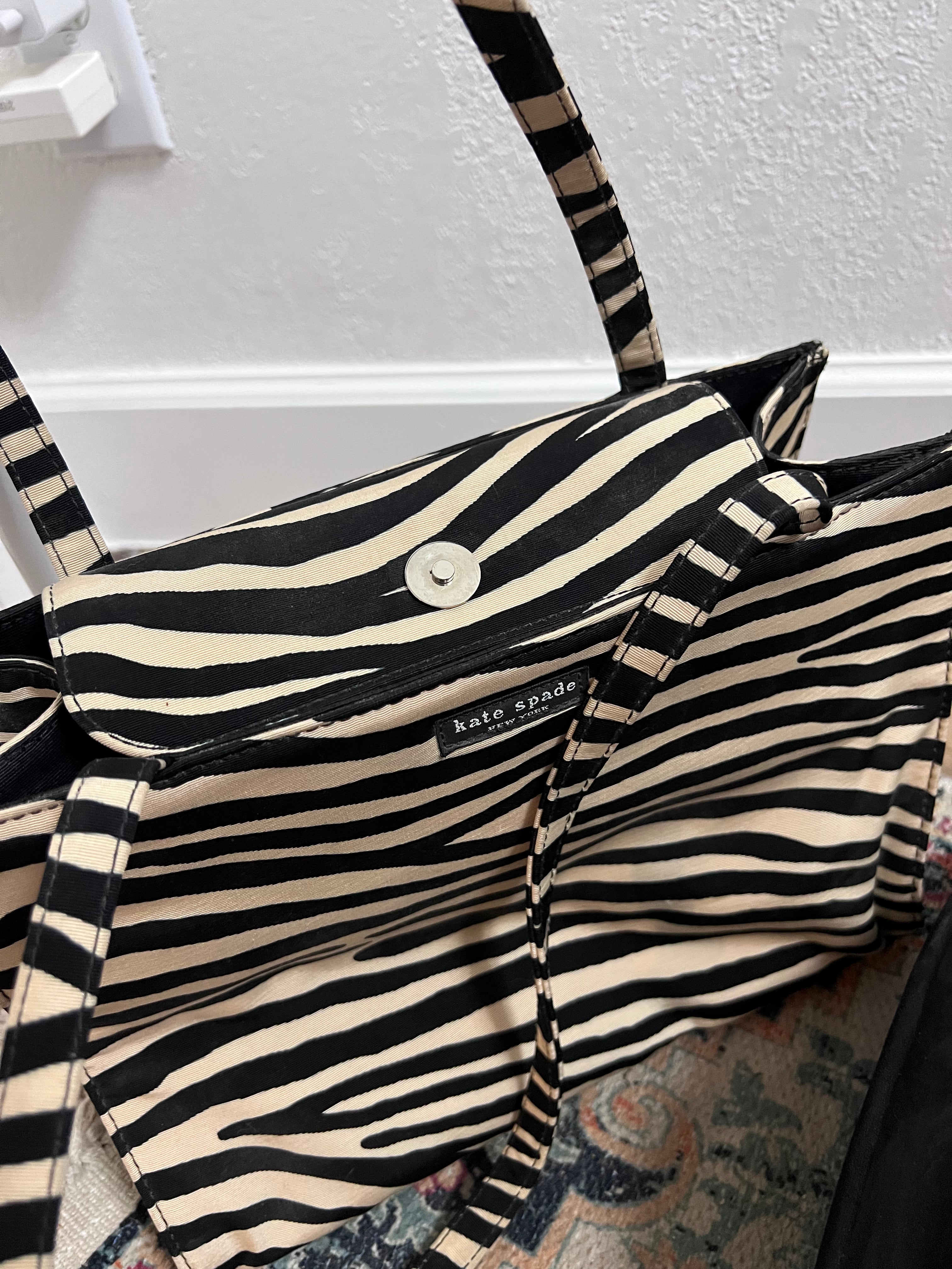 Kate Spade New York Zebra Printed Shoulder Bag