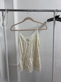 Ivory Lace Trim Cami Top
