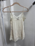 Ivory Lace Trim Cami Top