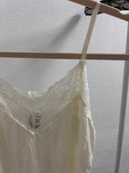 Ivory Lace Trim Cami Top