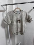 Chelsea Gardens Horse Embroidered Knit Top