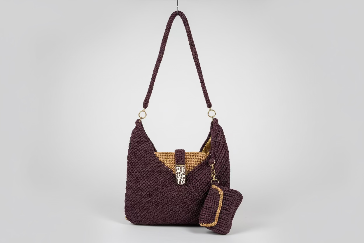 Carmela Crochet Shoulder Bag