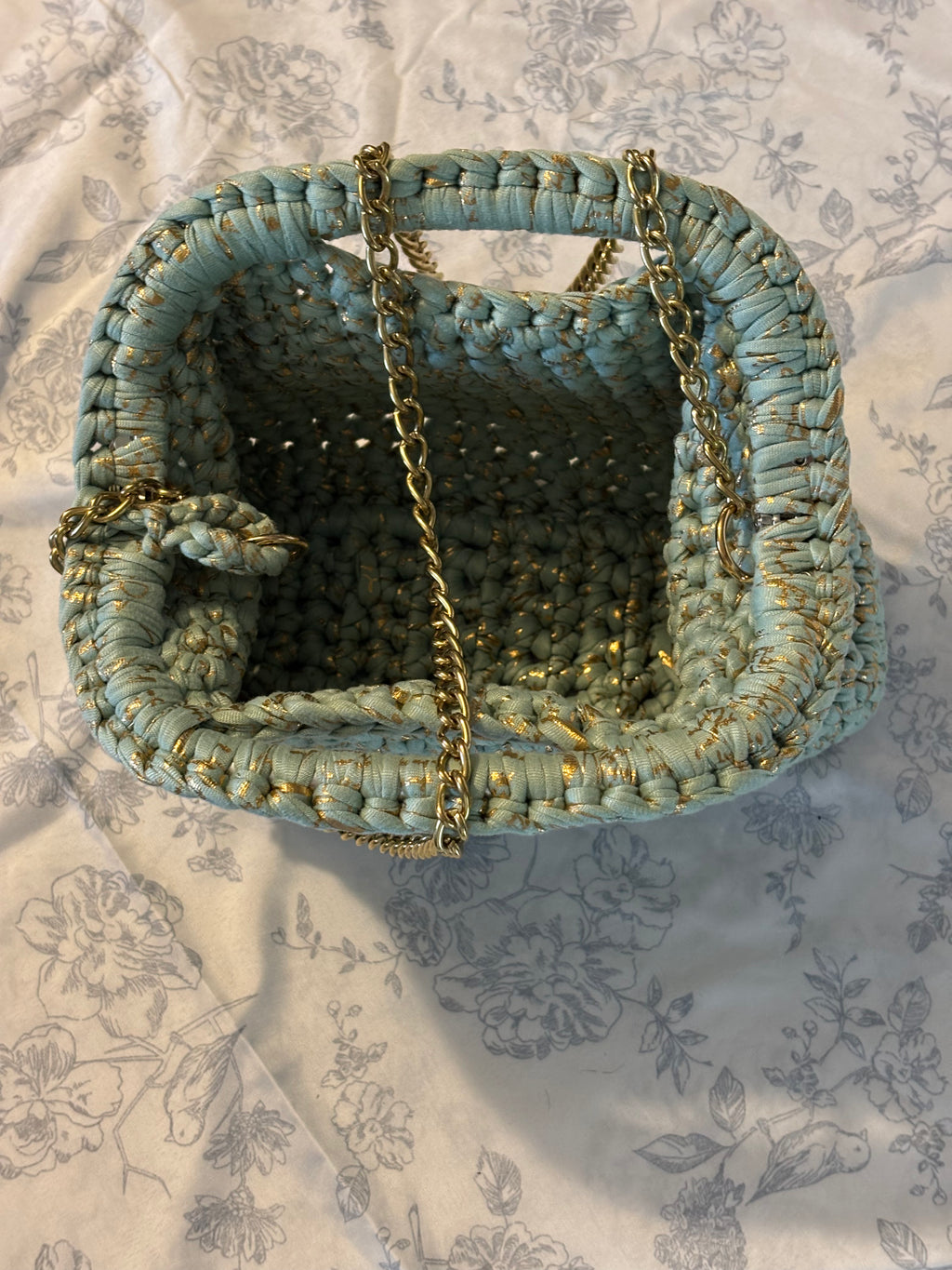Binah Woven Crochet Handbag