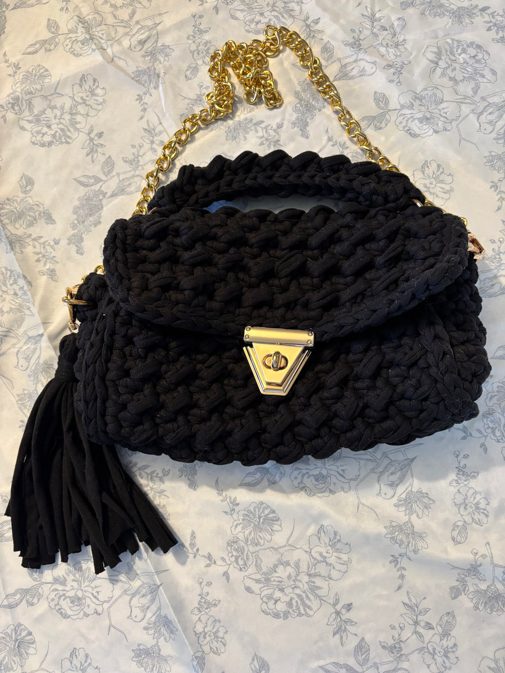 Francesca Crochet Chain Bag