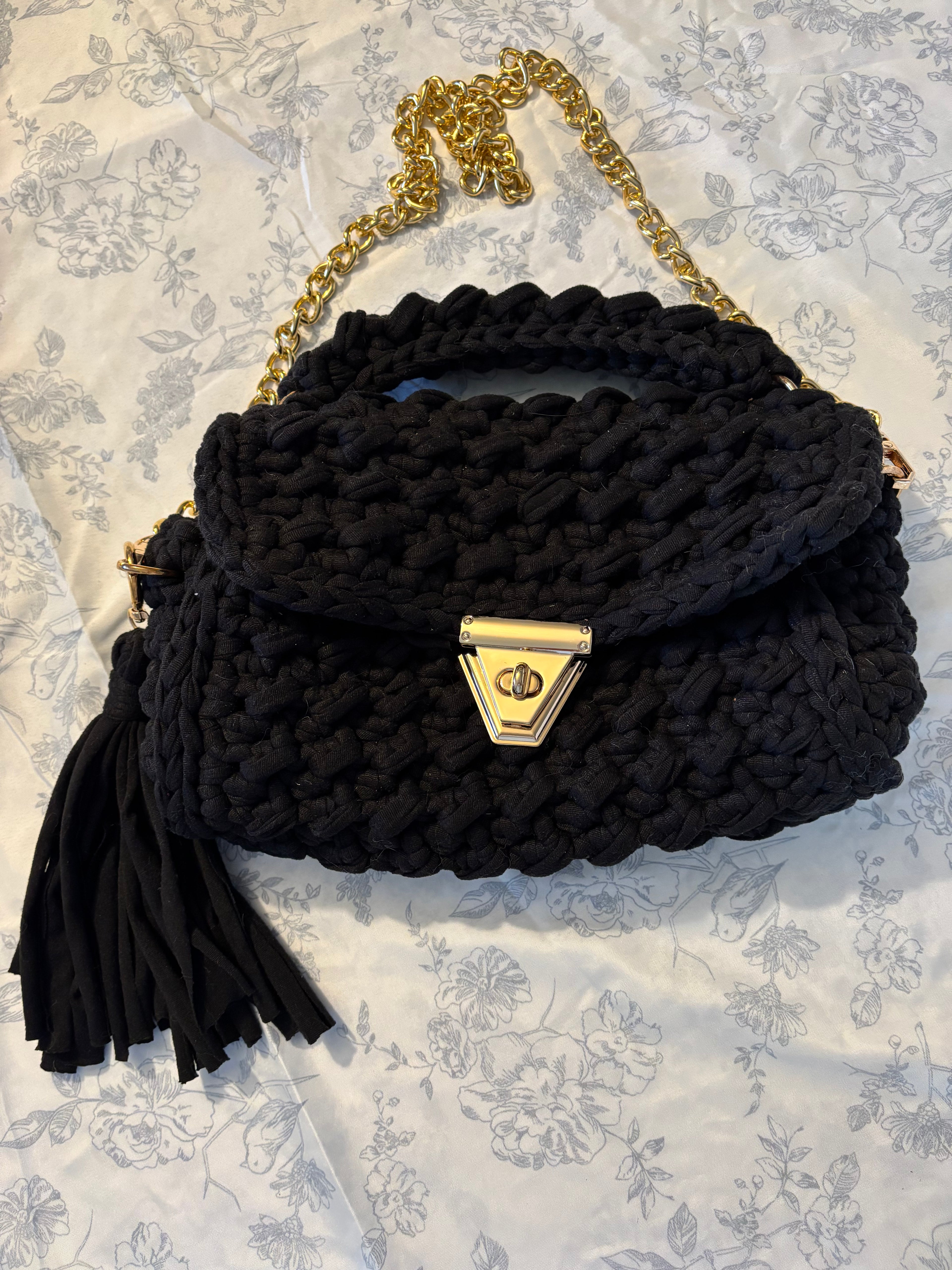 Francesca Crochet Chain Bag