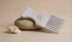 Jeronimo Encino Wood Hair Pick - Anti-Frizz, Static-Free, Ethically-Made, For All Hair Types
