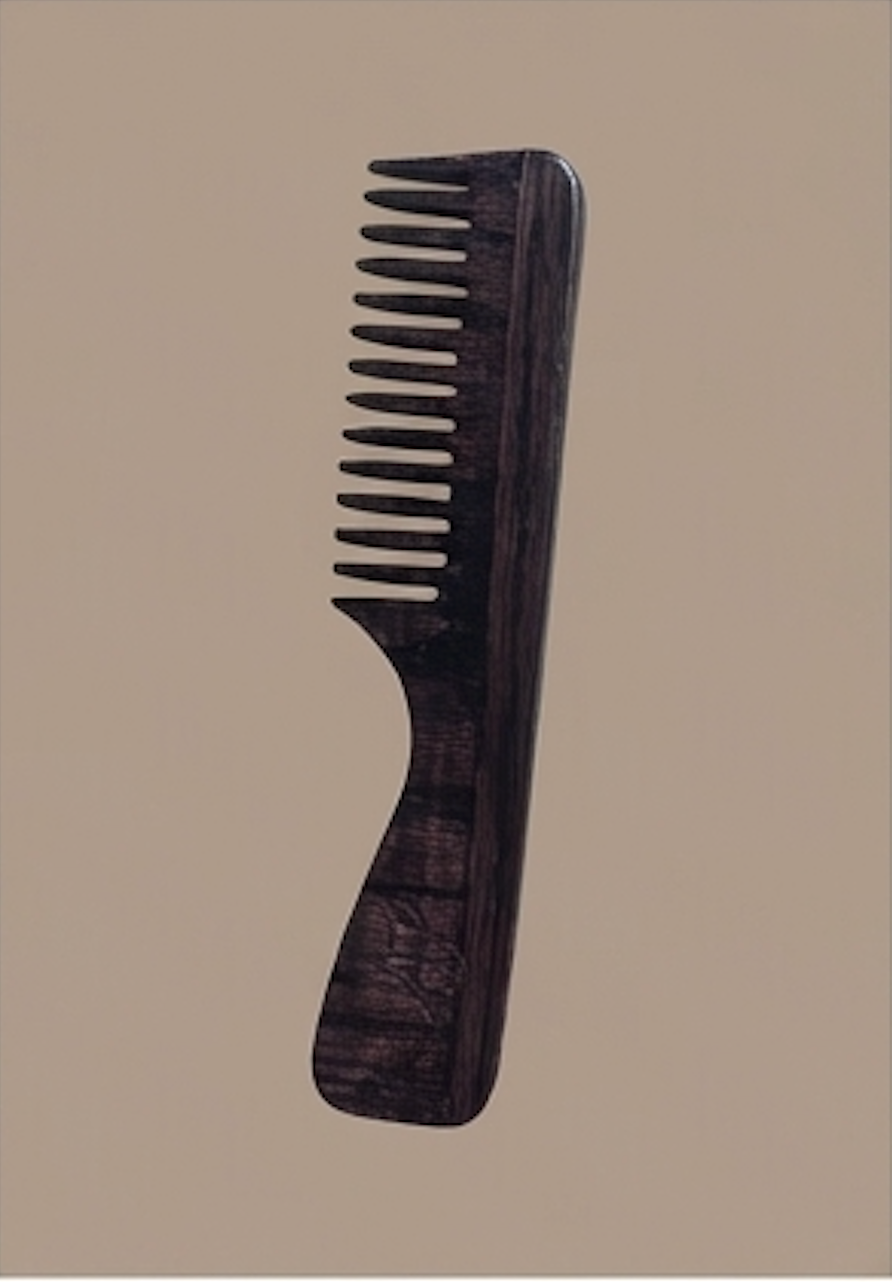 Eglantina Encino Wood Hair Comb - Anti-Frizz, Static-Free, Ethically Made, All Hair Types