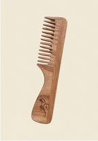 Eglantina Encino Wood Hair Comb - Anti-Frizz, Static-Free, Ethically Made, All Hair Types