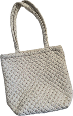 Quilted Ditsy Floral Zip Tote Bag