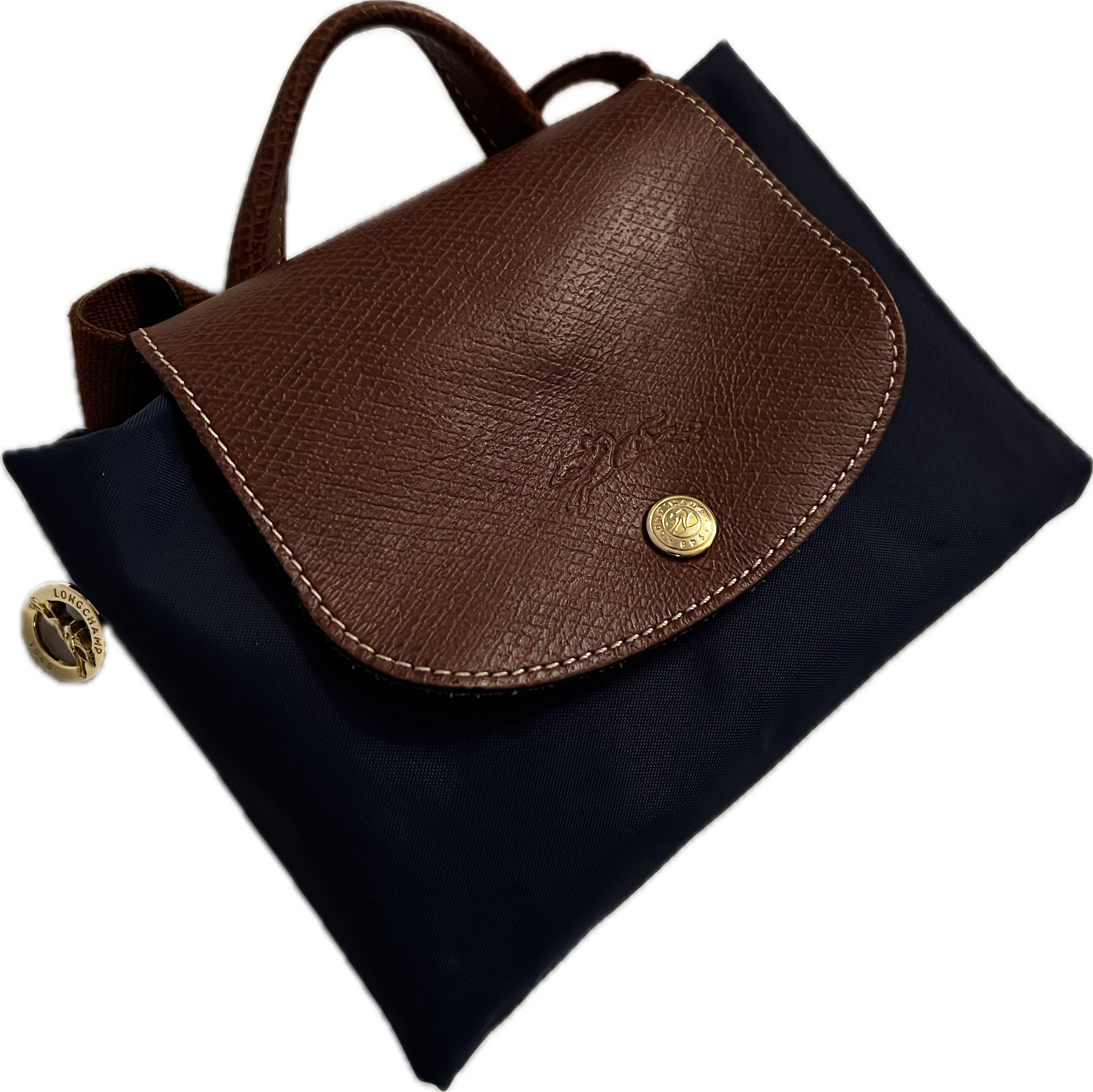 Longchamp Le Pliage Club Nylon Foldable Travel Backpack