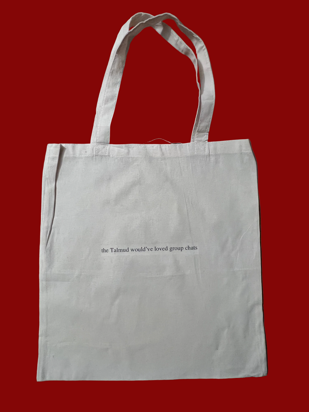 funny jewish tote the talmud would have loved group chats