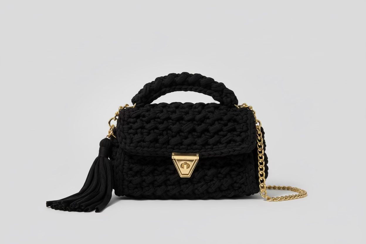 Francesca Crochet Chain Bag