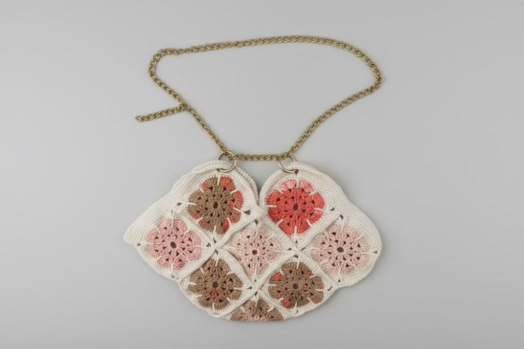Talia Crochet Floral Patchwork Bag