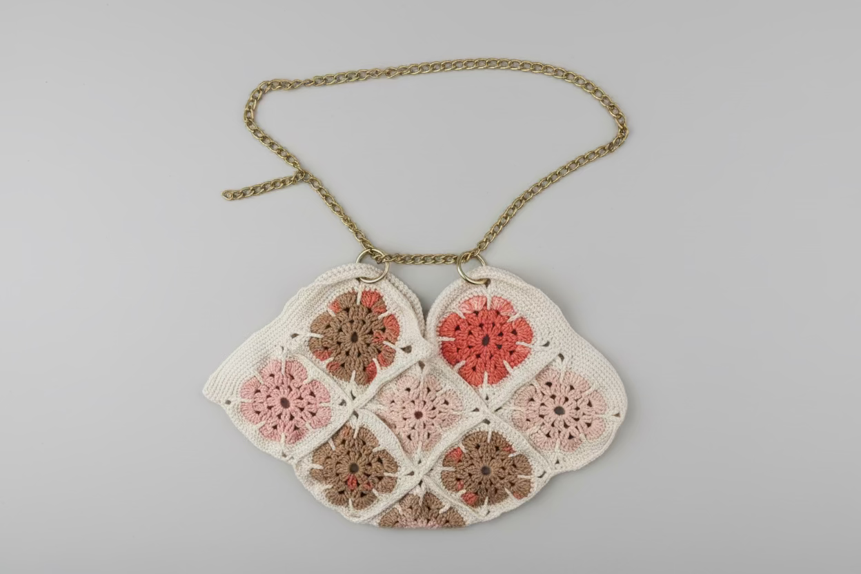 Talia Crochet Floral Patchwork Bag